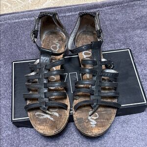 Black Sam Edelman Gladiator Sandals